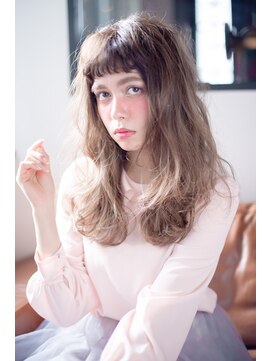 コットン 平塚店(Cotton) 【cotton平塚】パーマ/セミロング/ピンクベージュ