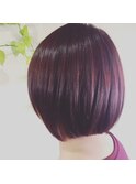 ボブ×ピンクバイオレット