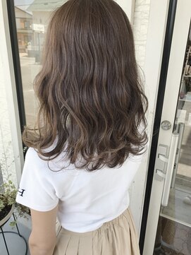 ヘアー アトリエ アンジー(Hair Atelier Angee) 透け感アッシュとダメージレスな柔らかデジタルパーマ