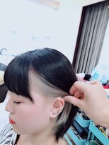 ハグエヴェック(HUG AVEC)&nbsp;ホワイトインナーカラー