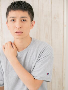 モッズヘア メン 上尾東口店(mod's hair men) ≪mod's men≫1分スタイリングでワイルドなサイドパートショート