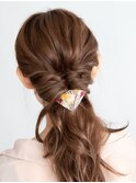 ローポニーテールヘアアレンジ♪結婚式や二次会のお呼ばれヘア♪