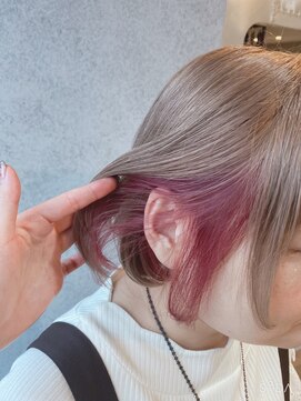 ヘアサロンM 新宿 ちらみせ♪イヤリングカラー*