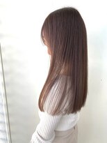 ジーナ 船橋(Zina)&nbsp;小顔セミウェットウェーブピンクベージュハイライトカラー