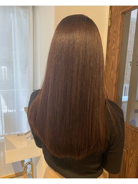 ジュエ (jouer) 髪質改善/大人かわいい/シルキーベージュブリーチなしカラー