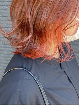ヘアアンドビューティー クローバー(Hair&Beauty Clover) cherry orange