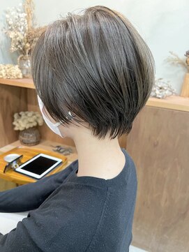 マロウ(mallow) 《花屋併設》ショートボブ/冬カラー@20代30代40代