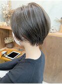 《花屋併設》ショートボブ/冬カラー@20代30代40代