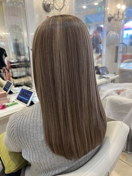 アッシュ 上尾春日店(Ash) ハイライト＋髪質改善