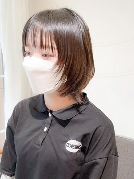 ネオリーブアイム 横浜西口店(Neolive aim) ボブウルフ アッシュカラー 【横浜】