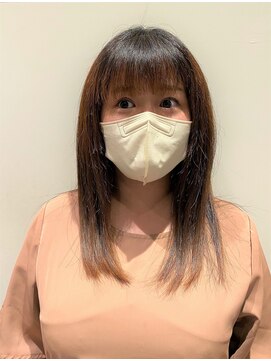 ノイ(neu) お手入れ楽ちん！！広がり無くして【髪質改善/デザインカラー】