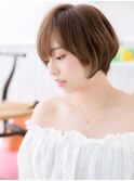 【macaron】ヌーディベージュ×Sweetyボブショート♪a