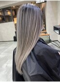 グレーベージュニュアンスカラーアッシュミルクティー