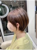 【絶壁解消】【襟足改善】丸みショート