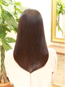 ヘアーメイク プティ(hair make Petite)の写真/ダメージやうねりでくせが広がる髪も髪質改善で美髪に♪髪質とご希望をカウンセリングし美しいツヤ髪へ