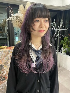 ムク 横浜店(muku) イヤリングカラーインナーカラーハイライトフェイスフレーミング