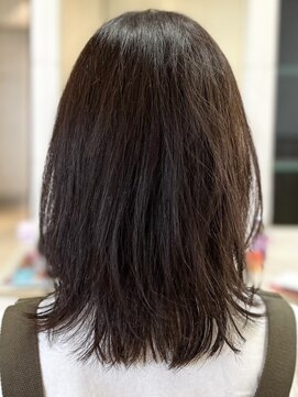 ヘアークリアー 春日部 大人可愛いミディアムレイヤー/巻いても素敵に◎/30代40代50代