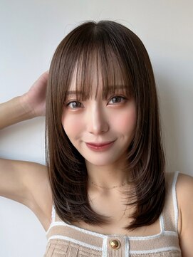 サンド 名古屋(sand) 韓国風/インナーカラー/縮毛矯正髪質改善/顔まわり/レイヤー