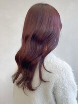 ミュラ(mulah)&nbsp;ブリーチなし暖色カラーチェリーピンク＊ヨシンモリ巻き