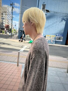 ヘアーデザイン アルエ(HAIR×design ARUE) 【メンズヘア】【抜きっぱなしブロンド】