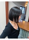 黒髪ボブ