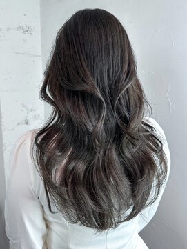 アルバム 新宿(ALBUM SHINJUKU) 美髪くびレイヤーレイヤーロンググレーベージュ_ba502801