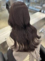 ペレ 栄店(PELE) デザインカラー/レイヤーカット/ウェットヘア/オリーブベージュ