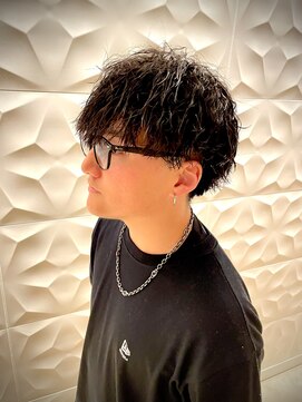 銀座マツナガ 浅草店 黒髪短髪/ストリート系/ツイストパーマ/おしゃれ