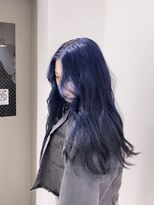 フレームプラス なんば駅前店(FRAME+)&nbsp;エンドカラー/ネイビー・ブラック