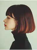 温かみのあるナチュラルボブ