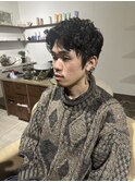 スパイキーショート×ルーズパーマ/宇都宮/メンズ/メンズパーマ