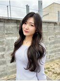 韓国ヘア/レイヤーカット/顔周りカット/前髪カット