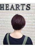 ショートボブ×メテオトリートメントカラー