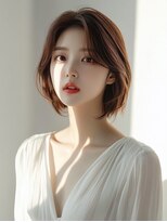 e.m.a プレミアムビューティーサロン 栄駅店(e.m.a PREMIUM BEAUTY SALON)&nbsp;ゆるふわボブ