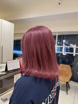 マージュ ギンザ(marju GINZA) ☆ブリーチカラー ピンク 退色も綺麗です!