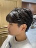 【小柳限定イマドキ韓国風☆】カット+フェザーパーマ+トリートメント ￥9500