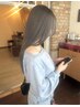 【ブリーチなしダブルカラー】＋似合せカット＋保湿ケアTR　￥25300
