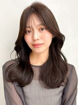 アグノス 青山(Agnos) モテ髪ハイライトカラー外ハネボブデジタルパーマ美髪艶感