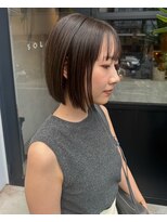 ソラス(SOLAS)&nbsp;mini bob×olive beige