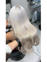 ベレーザシェルト(Beleza scelto) 15687ブリーチ&ダブルカラーホワイトブロンドハイトーンカラー