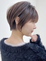 セイドット リー(Say. Ree)&nbsp;Say.ひし形ショートくびれショートレイヤーアッシュオリーブ青山