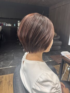 ハピネス クローバー 八木店(Happiness CLOVER) ショートボブ 髪質改善 ピンクブラウン 奈良 30代40代50代