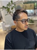 40代海外ショート刈り上げ梅田メンズ