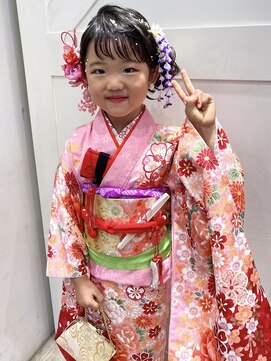 ハウス(HAUS.) 横浜駅七五三着物着付けヘアセットayaka