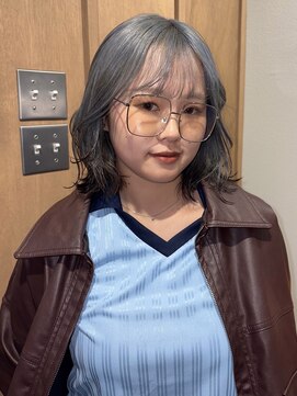 ヨハク 大阪梅田中崎町(yohaku) 【MIHO】ハイトーンペールブルー