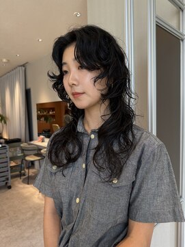 ノラギンザユー(NORA GINZA/U) ウルフウフルカットレイヤーカットパーマ