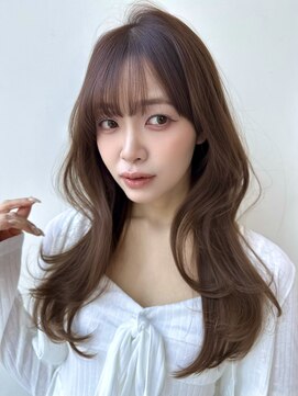 ハイレイヤーカットマロンベージュヨシンモリKA-113