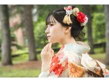 着付けやヘアセット、メイクもお任せ下さいLINEID→ @guw2205c