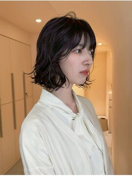 ヘアサロン ガリカ 表参道(hair salon Gallica) ＜ゲスト＞くせ毛風ニュアンスパーマ×ミニボブ