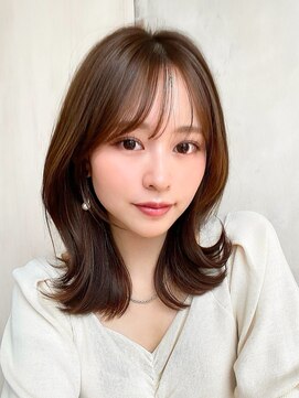プラチナ(PLATINA) ＊くびれミディアムレイヤー顔まわりカット2way20代30代40代